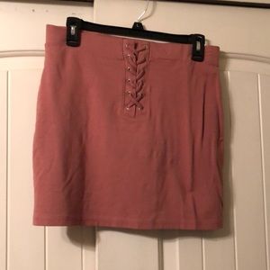 Rose mini skirt